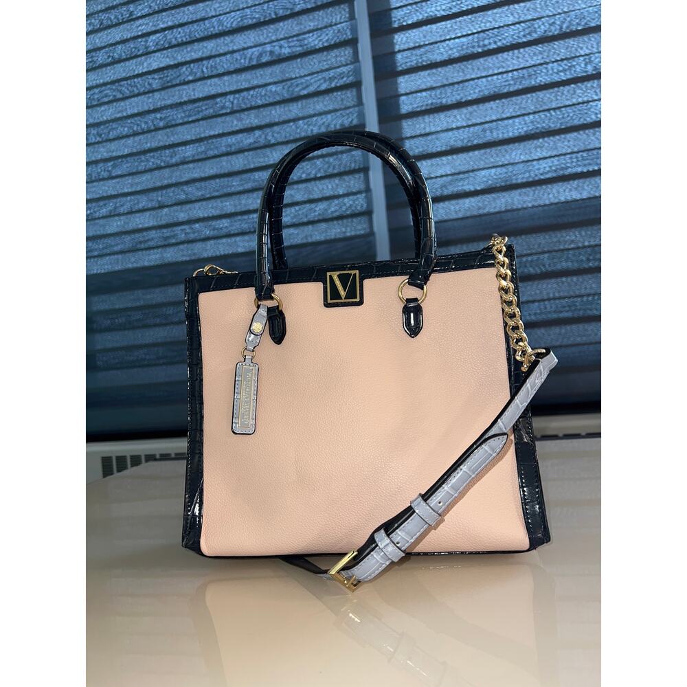 Victoria’s Secret Bordeaux Patchwork Crossbody Bag: Chic & Stylish Accessory